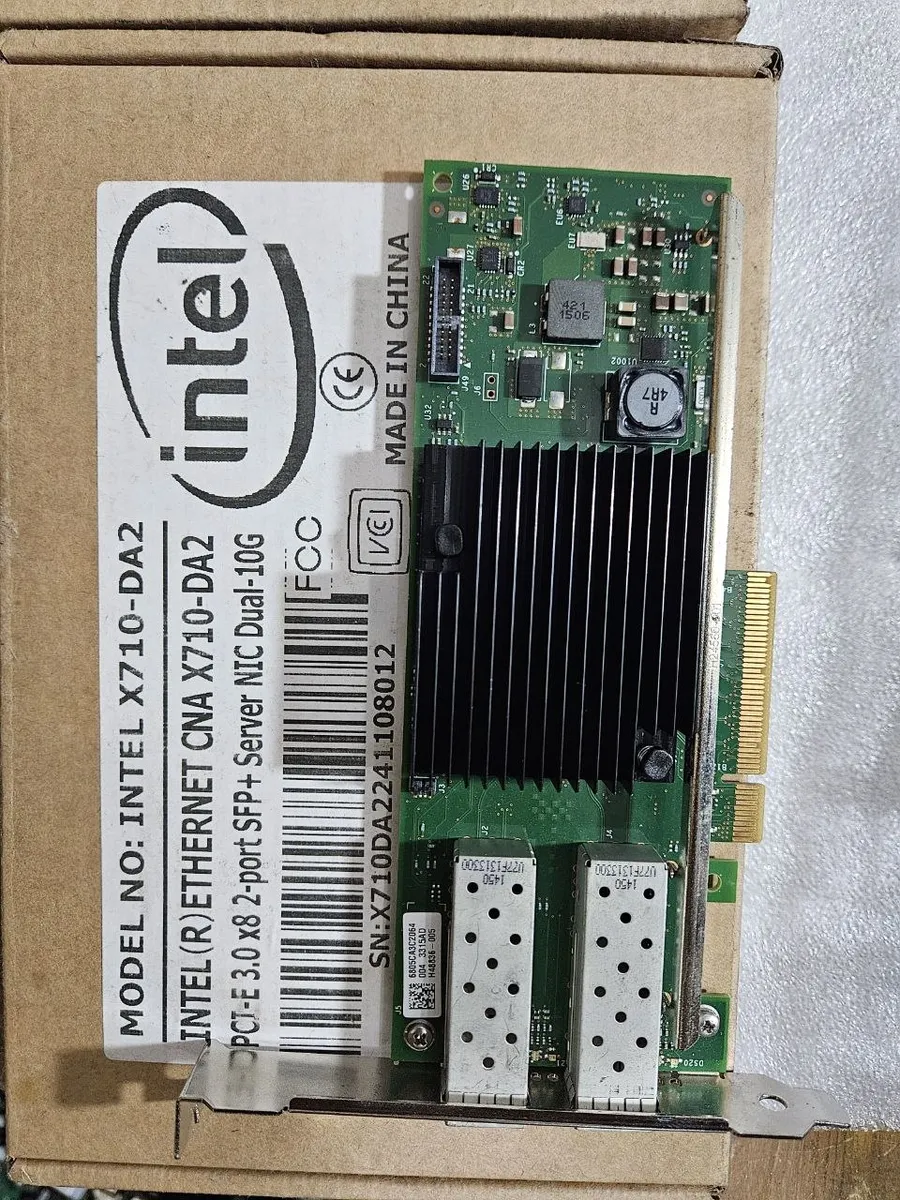 Intel Ethernet Converged Network Adapter X710-DA2 Dual-Port SFP+